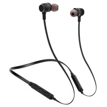 Compatibele BTH-S8 draadloze Bluetooth-sportkoptelefoon met magnetische bevestiging, Bluetooth-zendafstand: 10 meter (kleur: zwart): Zwart verrassing