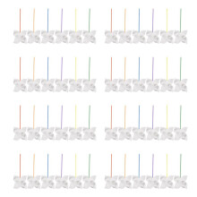 96 Pcs DIY Pinwheels White Blank Paper Pinwheels Color Your Own Pinwheels for Kids Summer Activity Arts