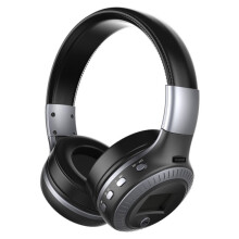 Yhteensopiva Zealot B19 Bluetooth -kuulokemikrofoni tukee handsfree-puheluita ja siinä on näyttö (väri: harmaa).:harmaa Yllätyslahja
