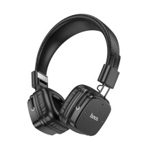 Cluasáin Bluetooth comhoiriúnacha hoco W56 Earl (Dubh): Bronntanas iontas dubh