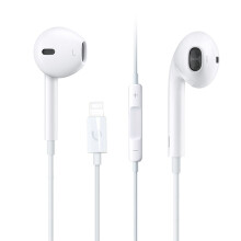 Compatibele bedrade oordopjes met een 8-pins connector, geschikt voor bellen en muziekweergave; kabellengte: circa 1,2 m.: Ondersteunt muziek en bell