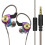 Συμβατά ακουστικά QKZ AK3 FiLe In-Ear με βαθιά μπάσα, ενσωματωμένα χειριστήρια και μι 1
