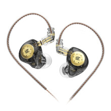 Συμβατά ακουστικά KZ-EDX PRO 1,25m με δυναμικό οδηγό HiFi για αθλητική μουσική, στυλ: