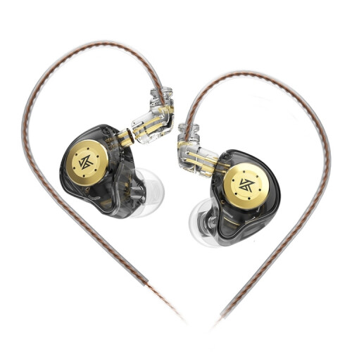 Συμβατά ακουστικά KZ-EDX PRO 1,25m με δυναμικό οδηγό HiFi για αθλητική μουσική, στυλ: