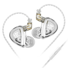 Compatibele KZ-EDA Balanced Edition Dual Magnetic Dynamic Driver in-ear hoofdtelefoon, kabellengte: 1,2 m (met microfoon): Inclusief verrassingscadea