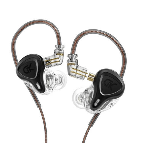 Συμβατά ακουστικά GK G5 1,25m με δυναμικό οδηγό HiFi για ενσωματωμένα ακουστικά με δυ