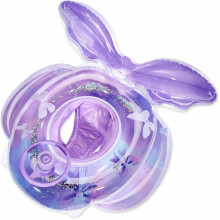 Kids Swim Float Ring Seat Steering Wheel Mermaid Butterfly Design 0-5Y Pink