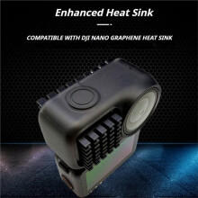 Dissipador de Calor em Liga de Alumínio para para Osmo Patch: Alta Eficiência para Resfriamento Passivo e Gravação de Vídeo.