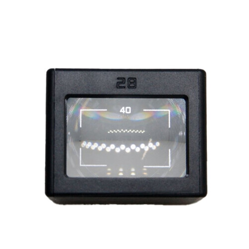 Optical Waist Flat Viewfinder 28mm 40 Frame Lines Adjustable Footrest Offset Pan Focus Mode Left-Right Mirrored