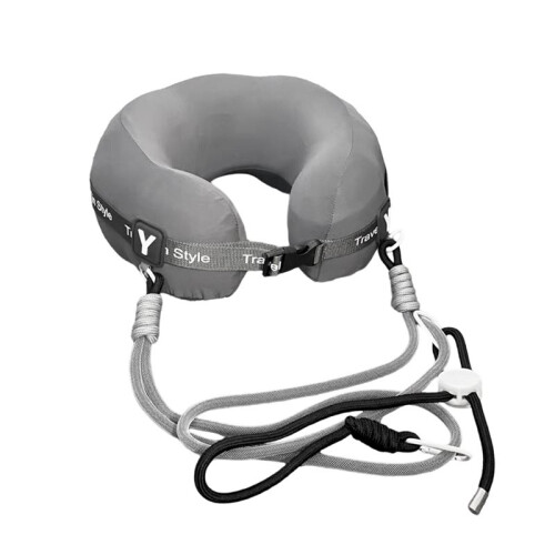 Travesseiro de Viagem para o Pescoço, Super Macio e com Suporte para o Pescoço - Leve e com Design Conversível
