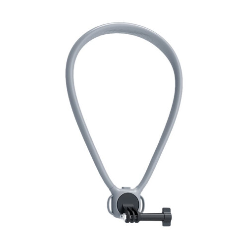 For  Action5pro/4 Silicone Neck Mount Necklace Quick Release Holder Action Camera Accessories Gray 1