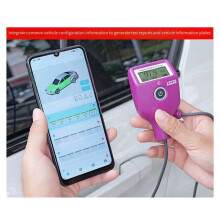 Medidor de Espessura de Revestimento Digital LS238 para Tinta Galvanizada de Zinco em Automóveis com Sonda Pequena