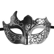 1 Pack Boys Masquerade Masks Carnival Party Blindfolds New Carnival Fancy Costumes Sexy Party Decorations Silver