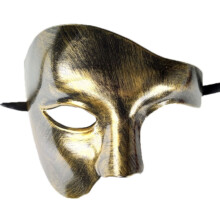 Carnival Half Face Phantom Mask Antique Phantom of the Opera Party Nightclub Club Mask