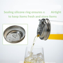 2PCS Mason Jar Drinking Lids,Stainless Steel Wide Mouth Mason Jar Sip Lid ,Anticracking Leak Proof Seal Flip Cap