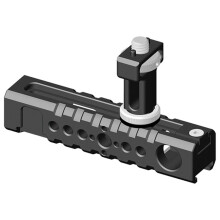 Camera Top Handle Handgrip with 3/8 Locating Screw 15MM Rod Clamp Cold Shoe for DSLR Camera Cage Handle