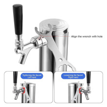 2PCS Beer Faucet Wrench for Draft BeerTap, Keg Tap Wrench Spanner Keg Faucet Spanner Kegerator Tap Tool