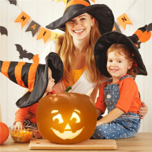 Jabbering Jack Talking Pumpkin Animated Pumpkin Built in Video Projector & Speaker Talking Singing Pumpkin Ornaments(US)