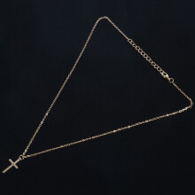 2X Summer Gold Chain Necklace Small Gold Religious Jewelry