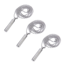 3X Stainless Steel Pill Case Holder Cylinder Cremation Urn Memorial Pendant Necklace Keepsake 49 x 9mm