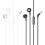 Συμβατό βύσμα hoco M115 3.5mm, ακουστικά Beiyi universal με μικρόφωνο (λευκό): M115 3 2