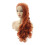 Peruca Dianteira de Renda de 24 Polegadas, Cabelo Humano Liso e Crespo, com Sensação de Cabelo Sintético, Peruca de Rolo Ondulado Longo Natural 5