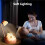 LED Desk Lamp  Cat Dimming Reading Light 3 Lighting Mode USB Rechargeable Bedside Nightlight Portable Night Light A 7