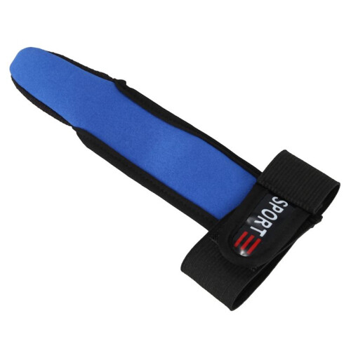 4X Gjuthandske Finger Stall Protector Havfluga Karpfiske Blå 2