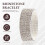 BröLlopsbröLlop Stretchy 8 Rader Strassarmband Armband 28 Mm 2