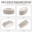 BröLlopsbröLlop Stretchy 8 Rader Strassarmband Armband 28 Mm 5