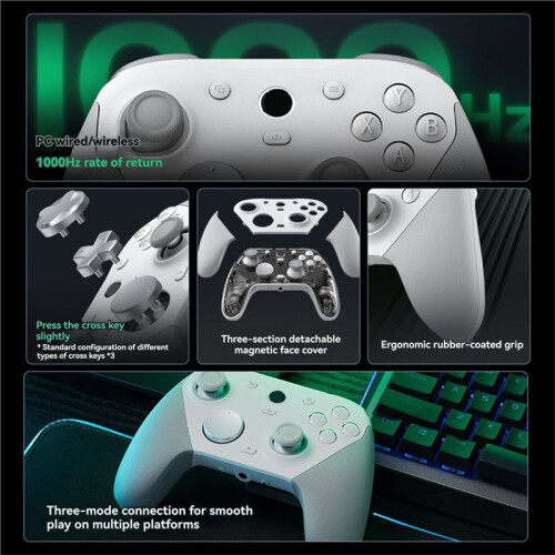 G7 Pro Gaming Controller Wired Gamepad for  Series X S  One X S Steam PC Android with Charging Dock Black 2