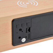 Digital Alarm Clock Wireless Charging Automatic Temperature Detection Safe Stable LED Electronic Clo
