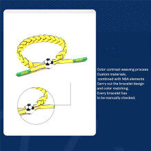 10PCS Adjustable Football Woven Wrap Bracelet Sports Fans Bracelet Event Souvenirs for Men Women'S Wrap Bracelets A