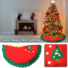 Festive Christmas Tree Skirt - Home Decor
