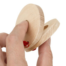 16pcs Castanets Musical Castanets Instrument Wooden Music Musical Instrument Percussion Instrument for Kids Adults