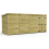 16 x 5 Pent Shed Tanalised (Double Door, No Windows) 2