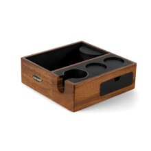 MHW-3BOMBER Vintage Tamping Sitz Kaffee Siebträgerhalter 51-58mm Espresso Puck Sieb Aufbewahrungsbox Kaffeepulver Presssitz, B