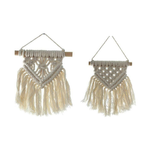 Rustic Tassel Wall Hanging Decor Hanging Wall Decor 2Pcs for Bedroom and Dorm 2