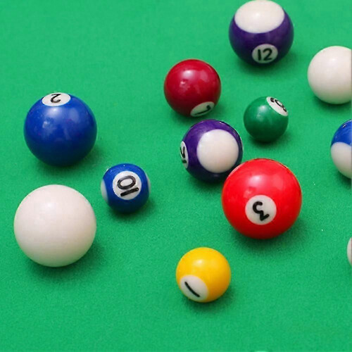 25mm Children Billiards Table Balls Set 16Pcs Mini Billiard Balls Set 2