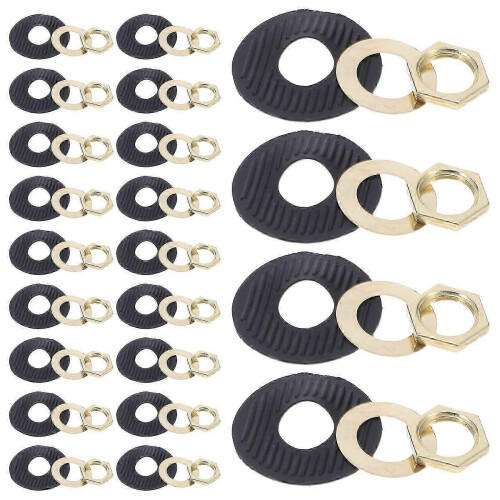 30 Sets Clock Making Kit: Quartz Clock Movement Kit - Diy Repair Accessories with Washers Nuts And Gaskets for Wallclock Replacement 2