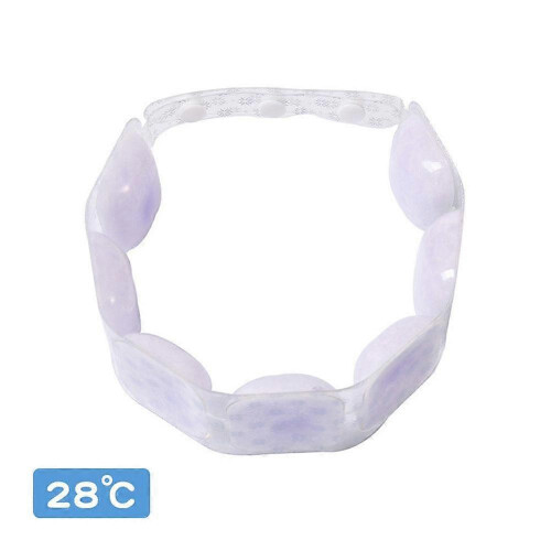 (1pcs, purple) Cooling Neck Ring - Long-Lasting Coolness Adjustable Portable
