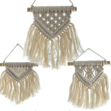 Rustic Tassel Wall Hanging Decor Hanging Wall Decor 2Pcs for Bedroom and Dorm