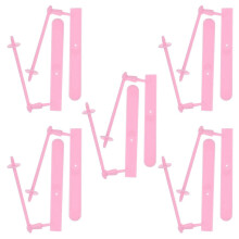 Tiny Ski Models for Miniature House DIY, Winter Scene Crafts for Adults & Teens Age 14+, Mini Skis Set of 5