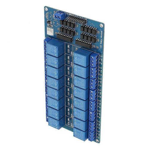 16-channel 5V Relay Module Control Board with Optocoupler Protection for Microcontroller Module 1