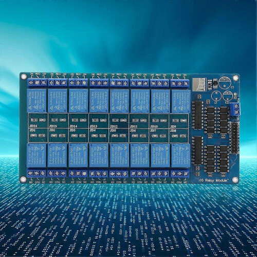 16-channel 5V Relay Module Control Board with Optocoupler Protection for Microcontroller Module 2