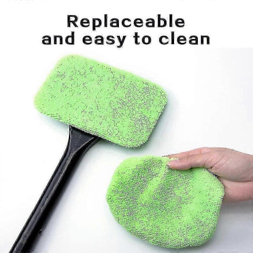 Window Car Windshield Cleaning Tool Microfiber Cloth Cloth Stick-hy 2