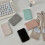 Folding makeup mirror, made of artificial leather, adjustable angle and easy to carry 5