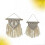 Rustic Tassel Wall Hanging Decor Hanging Wall Decor 2Pcs for Bedroom and Dorm 2