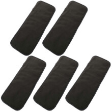 Breathable Bamboo Diapers for 10Pcs Grey Reusable Inserts
