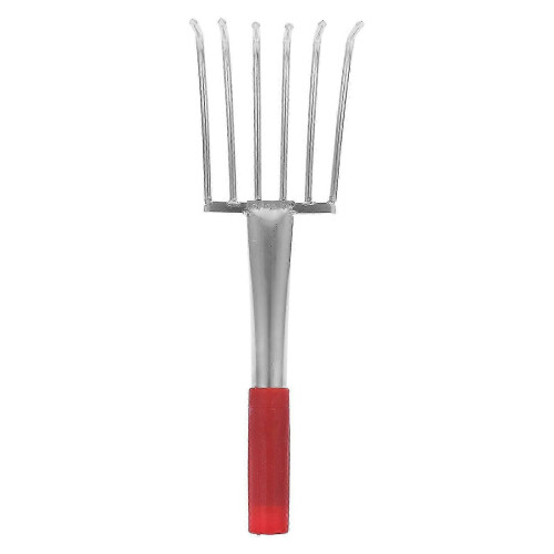 Stainless Steel Clamming Rake for Shell Harvesting, Comfortable Handle Beach Shellfish Digging Tool